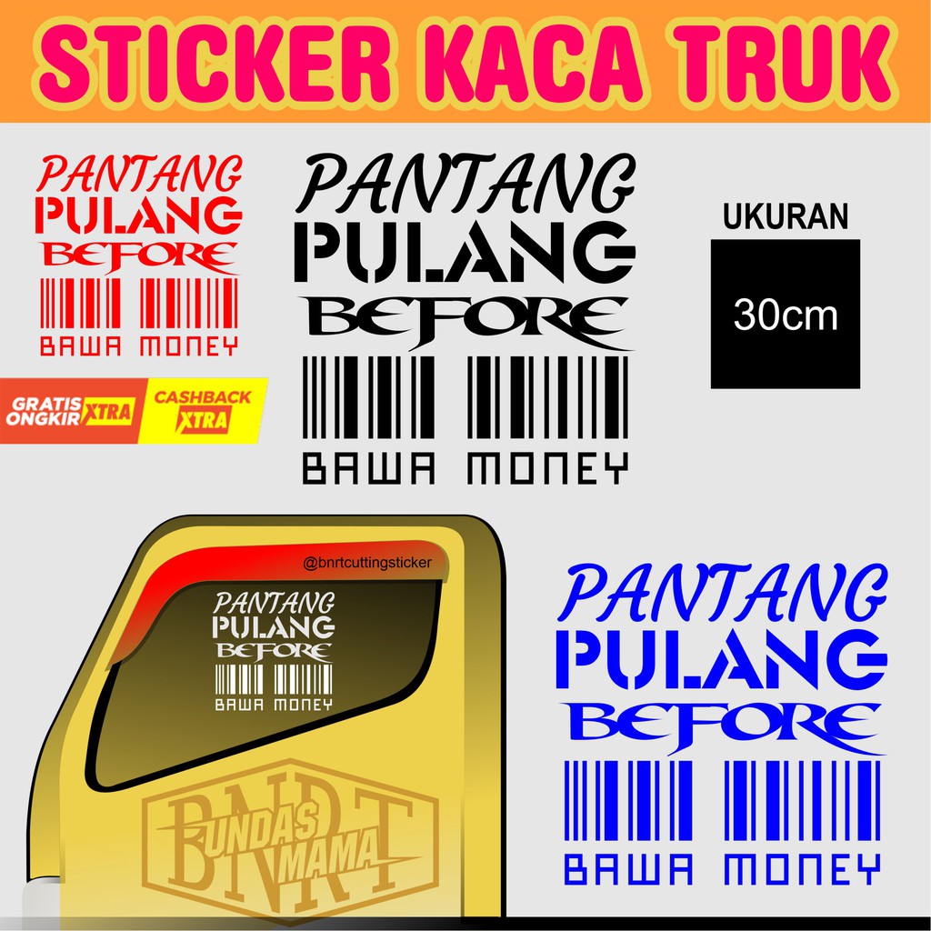 

STICKER KATA KATA TRUK