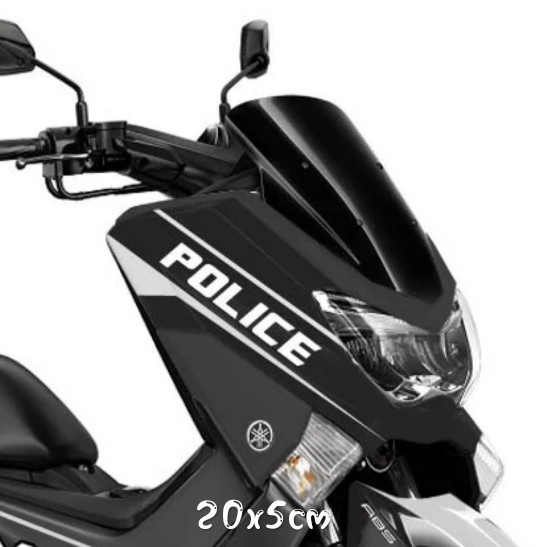stiker POLICE motor nmax