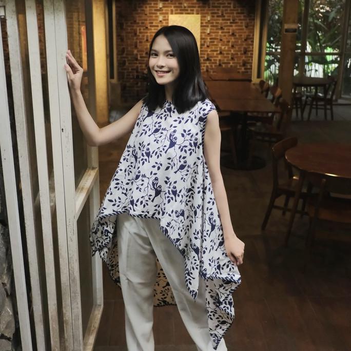 NONA RARA - Fortune SITS T1314,Baju atasan blouse batik wanita modern