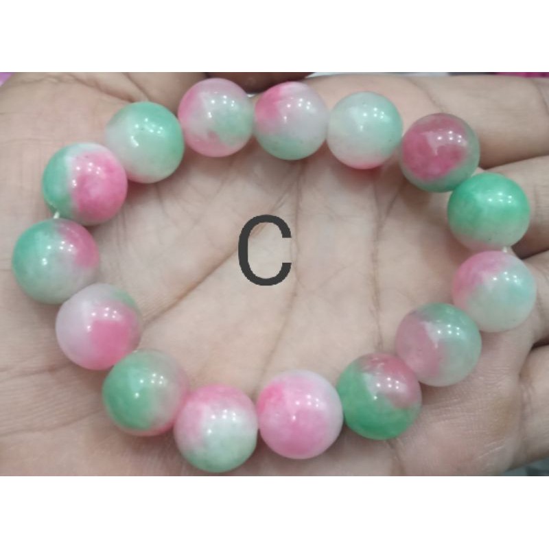 C101. Gelang batu giok natural kesehatan