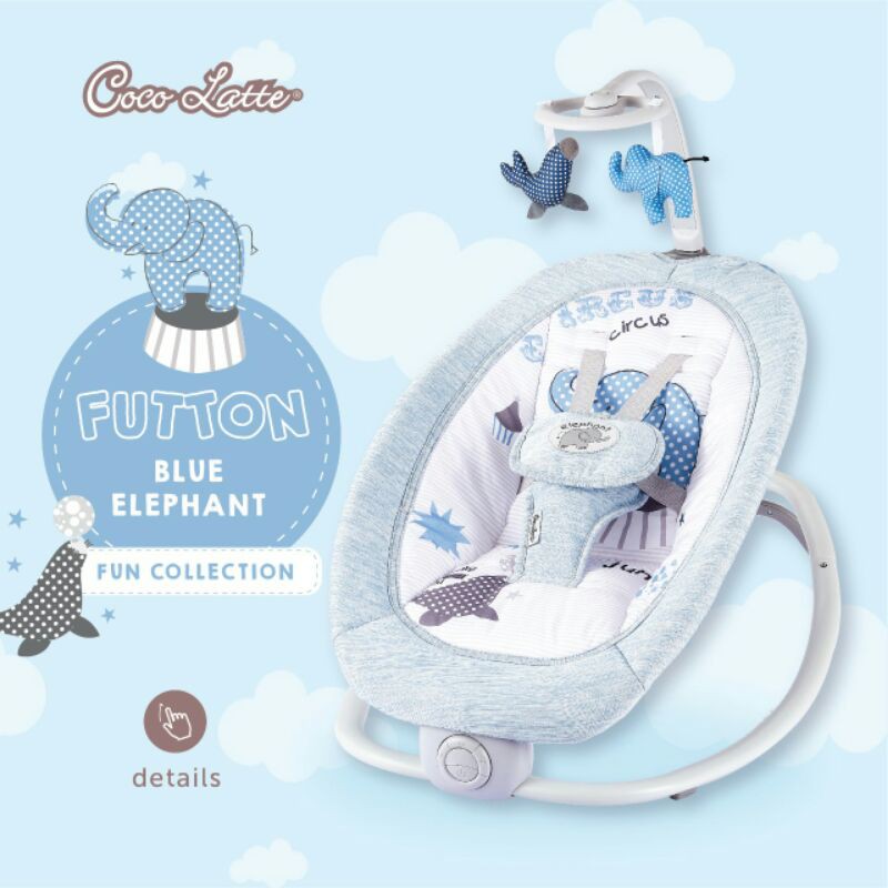 Cocolatte bouncer rocker futton fun collection / kursi ayun