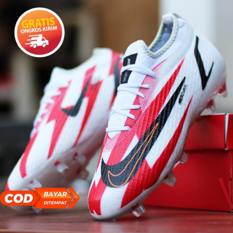 PROMO!! Sepatu Bola Terbaru Adidas Predator Murah[COD] [GRATIS ONGKIR] Sepatu Sepak Bola. Adidas Copa Predator Messi. Sepak Bola Best Seller-NIKE CR7 PUTIH