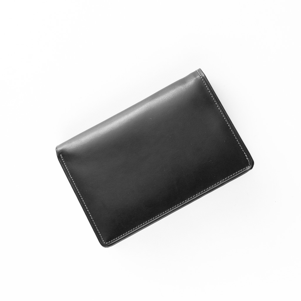 dompet medium kulit asli unisex dengan sisipan tengah hitam - PHWL1102