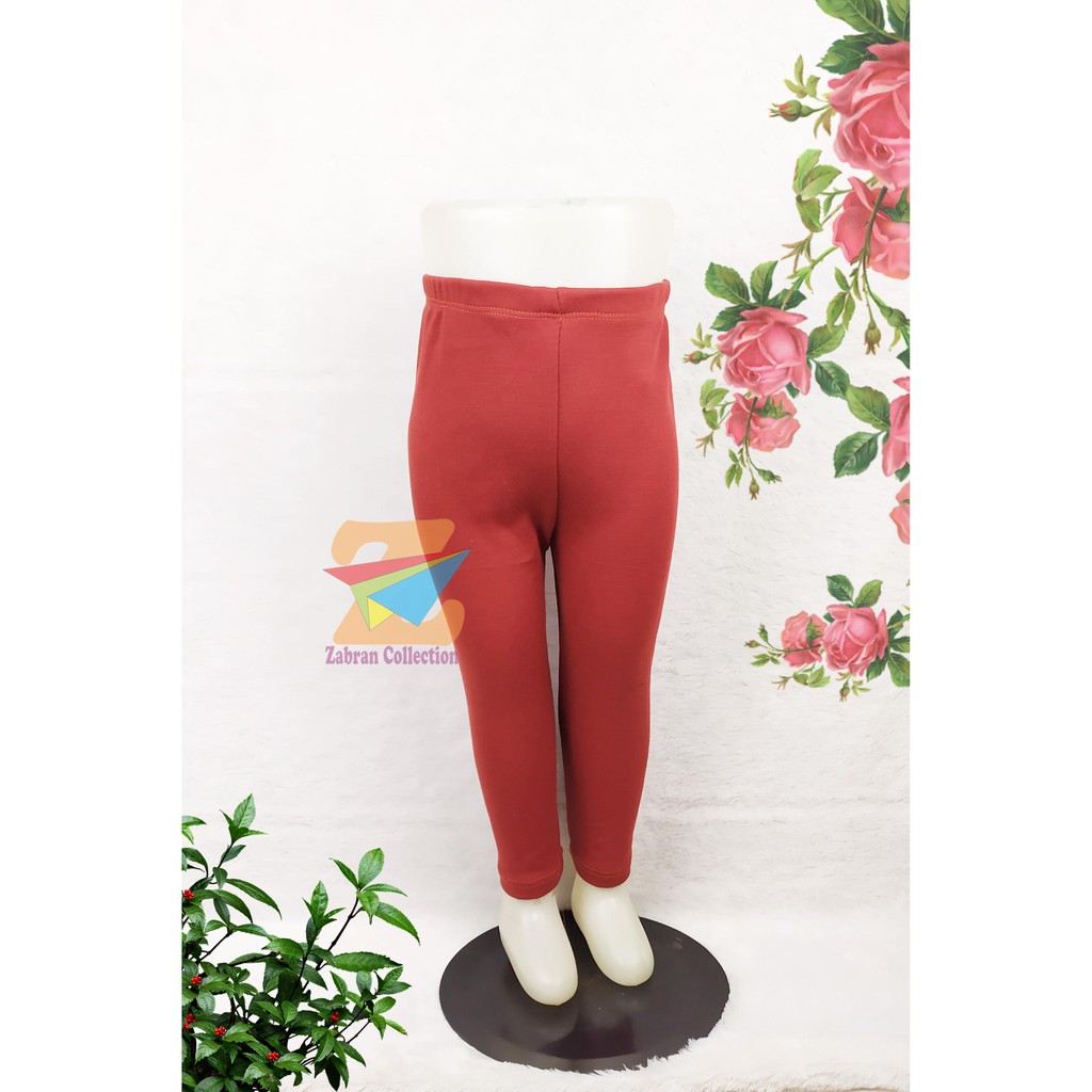 Legging Anak Polos Zabran 5 Sampai 6 Tahun