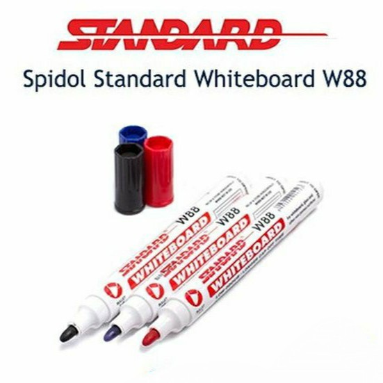 

Spidol Whiteboard Marker Standard W88 / Spidol Papan Tulis Standard W88