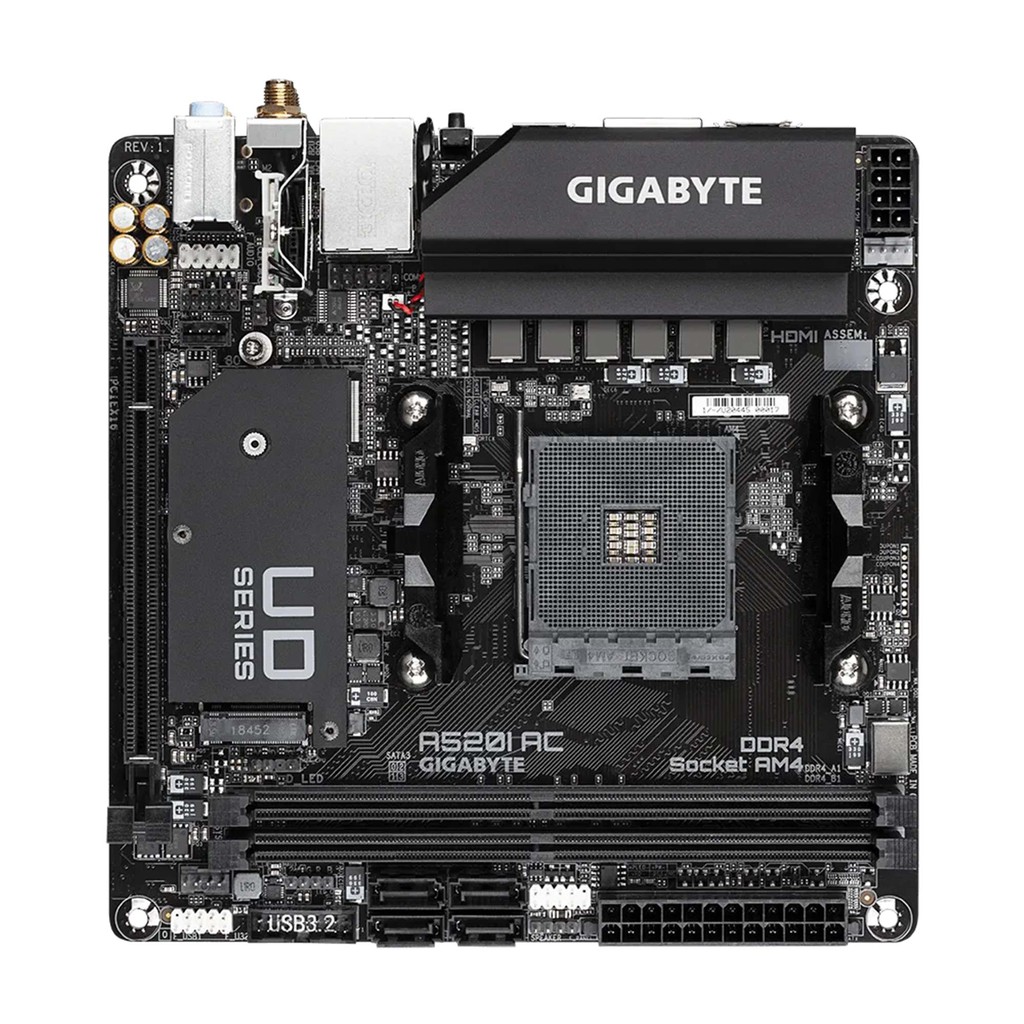 Gigabyte A520I AC AM4 Mini-ITX DDR4 M.2 NVMe Motherboard AMD A520 I