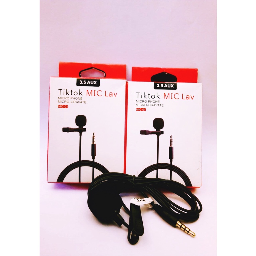 MIC CLIP JACK 3.5MM CLIP VLOG-mic vlog