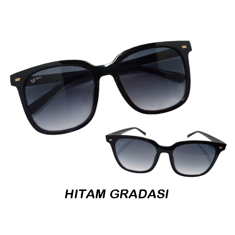 Kacamata Kotak Hitam Korean Fashion Sunglassess Wanita/Pria unisex Kacamata Gaya Cewek Cowok Korean Collcetion Fashion Design Oversized Sunglasses Unisex Kacamata Hitam