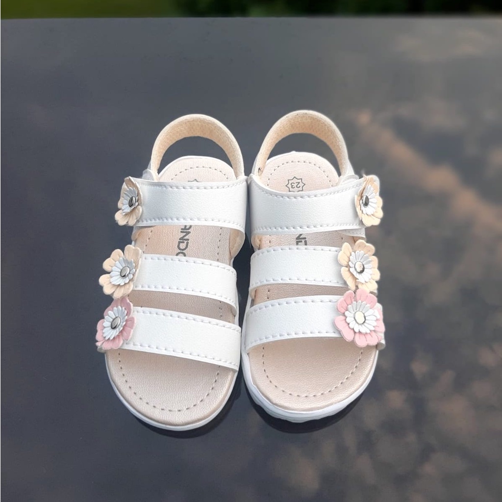 Sandal Tali Anak Perempuan TOKOERS SA04 - Motif Bunga - Kualitas Import
