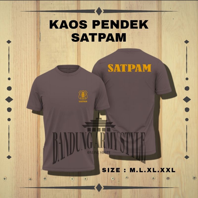 Kaos Security Satpam Terbaru 2021/Kombinasi Termurah KAOS DALEMAN SERAGAM PDH KAOS DALAEMAN secucrit