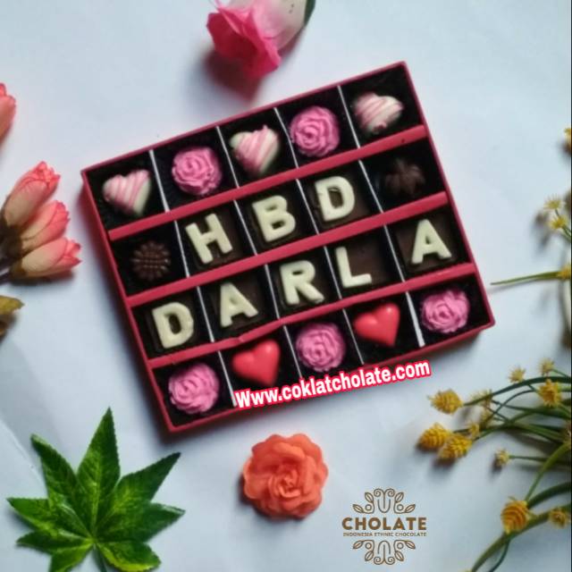 

Kado ulang tahun suami / hadiah ulang tahun pernikahan /coklat karakter huruf