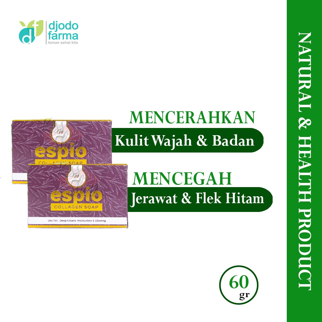 [BISA COD] Sabun Espio Collagen Ori Ampuh Memutihkan Kulit Wajah & Seluruh Badan Asli 100% BPOM RI