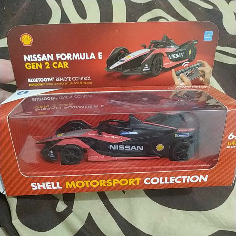 mobil nissan formula E gen 2 car 1/64 diecast shell