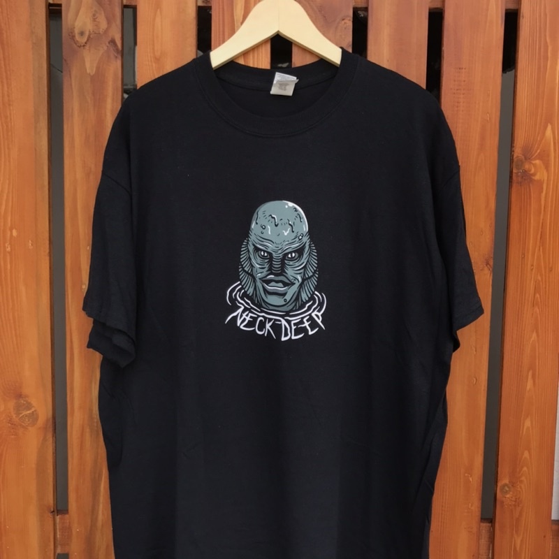 Tshirt Band Original NECK DEEP ‘Monster Black’