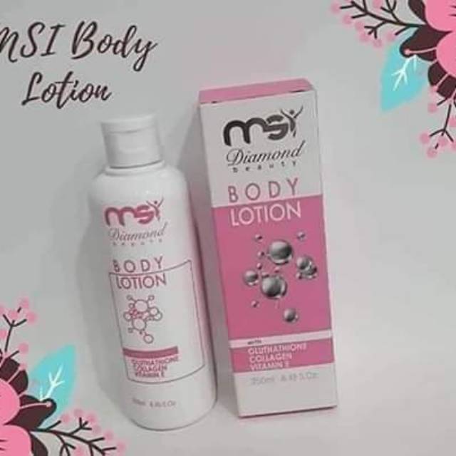 BODY LOTION DIAMOND MSI ORI100%