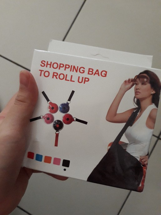 Tas Belanja Lipat Go Green Fashion Roll Up Shopping Bag