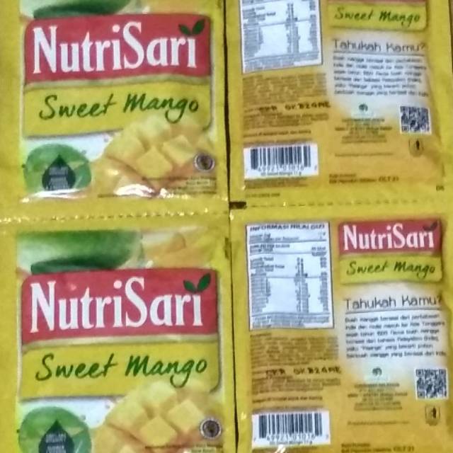 

NutriSari Sweet Mango 11gr / Vitamin C