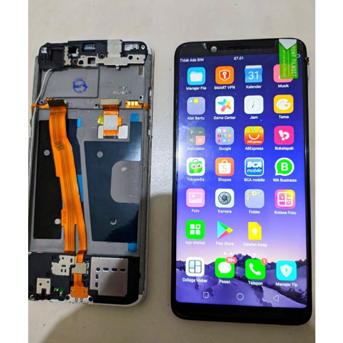 LCD OPPO F5 FULLSET FRAME ORIGINAL COPOTAN 100% TESTED