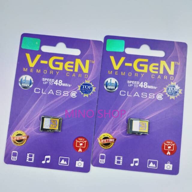 MEMORY CARD 16GB V-GEN CLASS 6 - MEMORY MICRO SD V-GEN 16GB