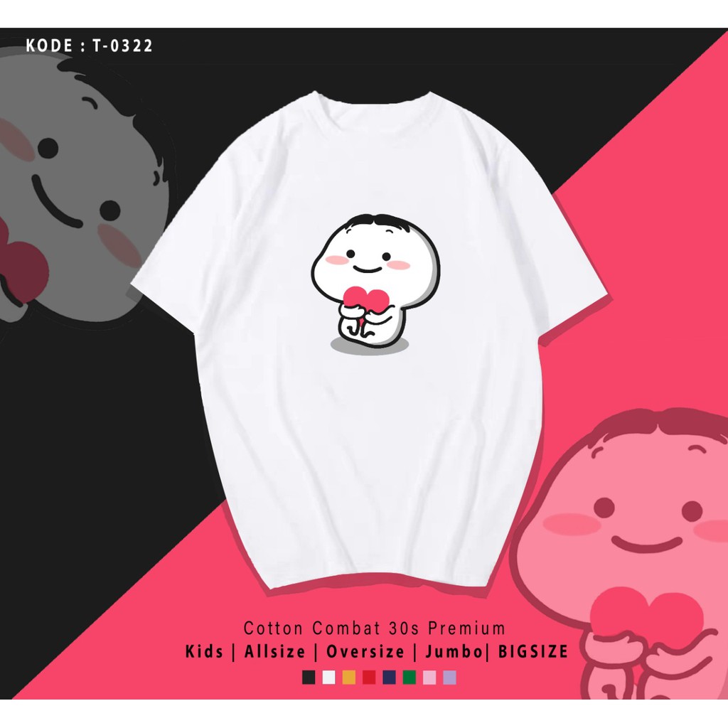 HUG PENTOL  / TERMURAH BAJU KAOS KATUN WANITA/ PRIA UNISEX LENGAN PENDEK / TUMBLR TEE