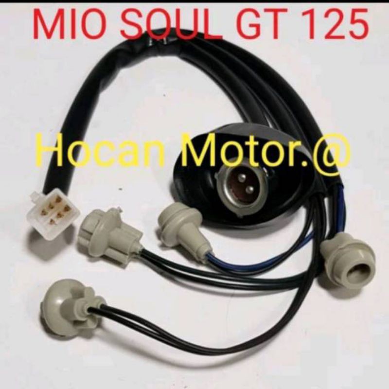 PITING SOKET LAMPU DEPAN SET MIO SOUL GT HIGH QUALITY