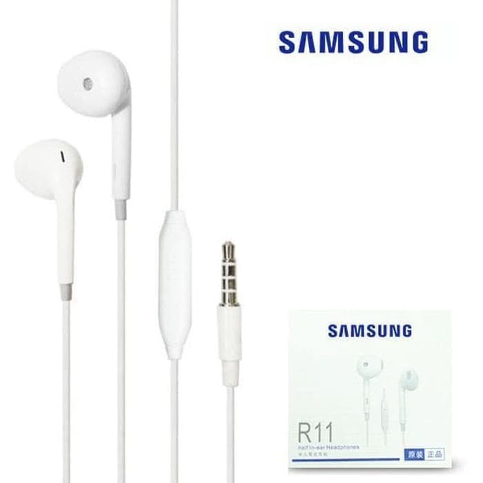 Headset Earphone R11 Original 99% Samsung Handsfree With Mic Grosir