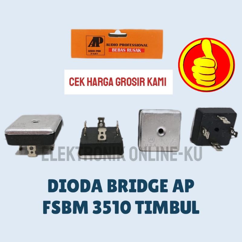 DIODA BRIDGE KIPROK 35A 3510 TIMBUL