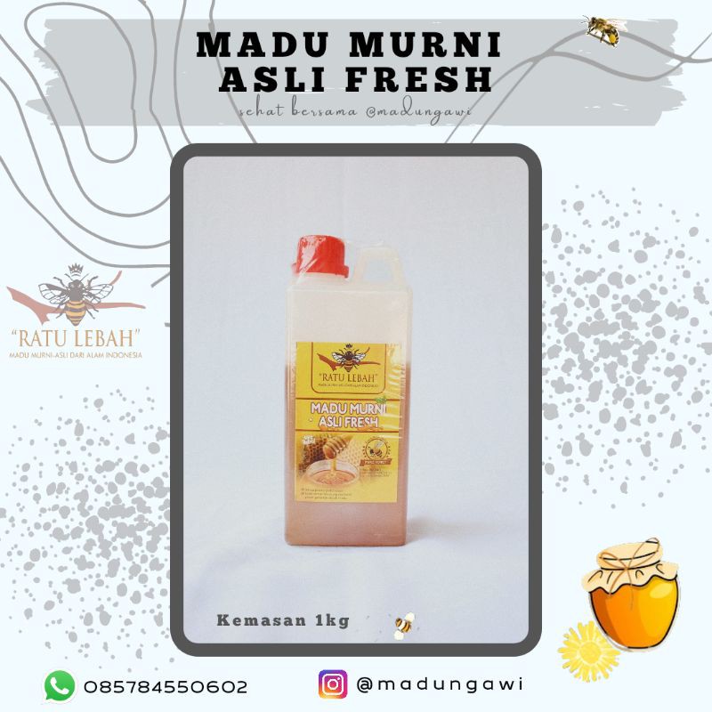 

Madu Murni Asli Fresh 1kg