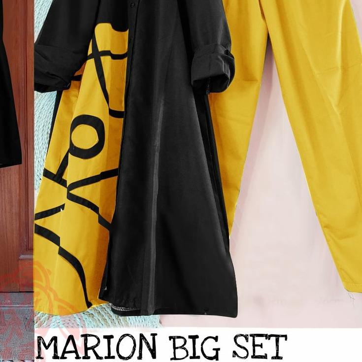➥ PAKAIAN WANITA SETELAN MUSLIM SET MARION NINOS JUMBO VI ♣