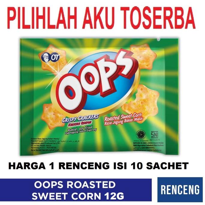 Diskon OOPS ROASTED SWEET CORN 14 GR / JAGUNG BAKAR MANIS - ( HARGA RENCENG ) Diskon