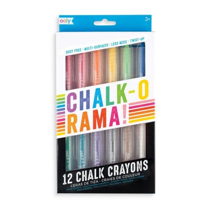 

Ooly Chalk-O Rama Dustless Chalk Sticks (set of 12)