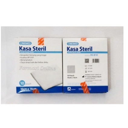 Kasa Steril Onemed 16x16cm Isi 10 pcs Kassa