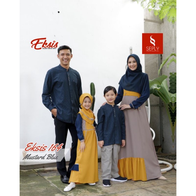 EKSIS 164 MUSTARD BLUE | SARIMBIT KELUARGA BY SEPLY TERBARU 2022 | SARIMBIT TERMURAH
