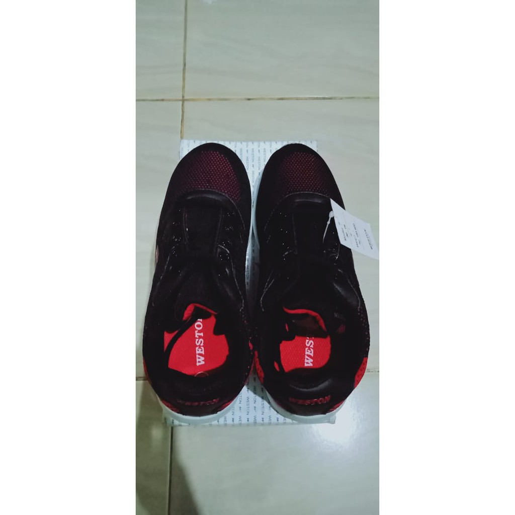 Sepatu Weston HITAM MERAH