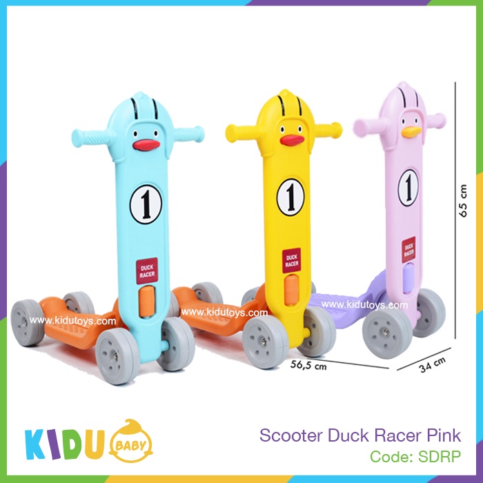 Mainan Anak Labeille Scooter Duck Racer Kidu Baby