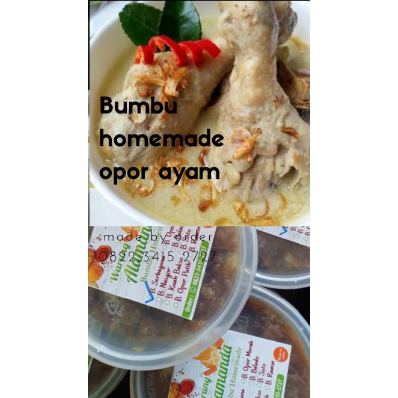 

Bumbu homemade opor