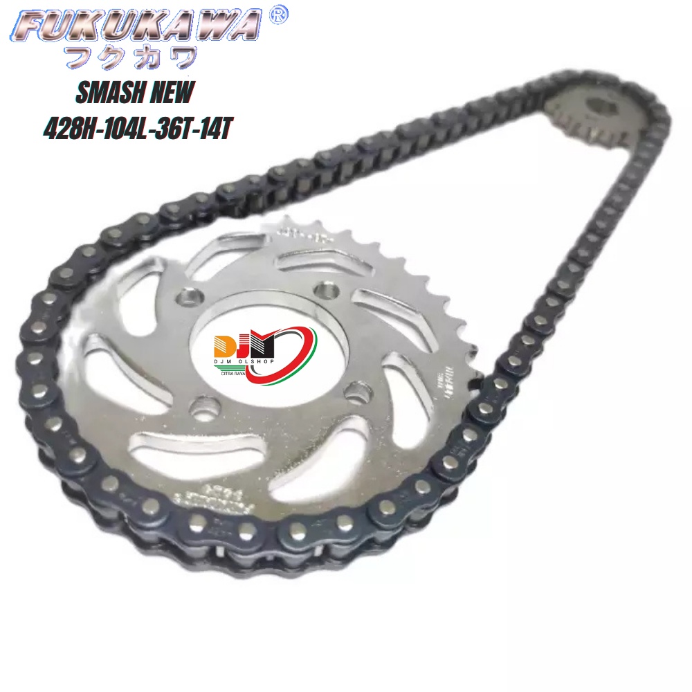 Gear Set Gir Paket Fukukawa Smash New 428H-104L-35T-14T