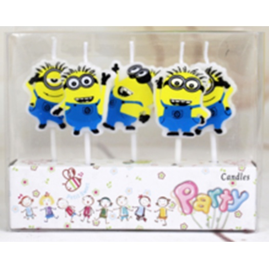 Lilin Ulang Tahun Birthday Party Candles Ultah Model Minion