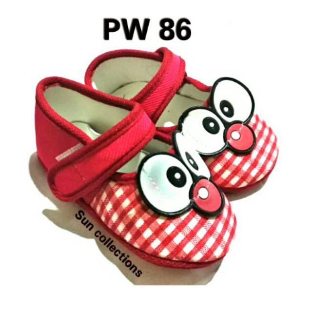 Prewalker Baby / Sepatu Bayi Karakter Motif Lucu 30 Pasang 1 KG