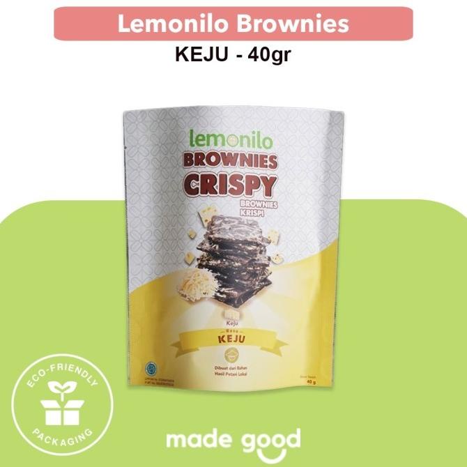 

Promo Awal tahun Brownies Crispy Snack Halal 40 gr - Chocochips Cokelat Keju - Lemonilo Promo Awal tahun