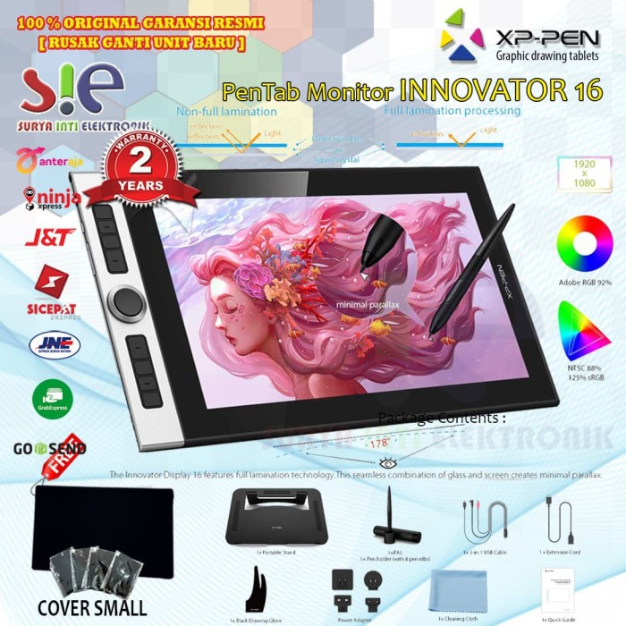 XP Pen Artist innovator 16 display pen tablet garansi resmi 2 tahun