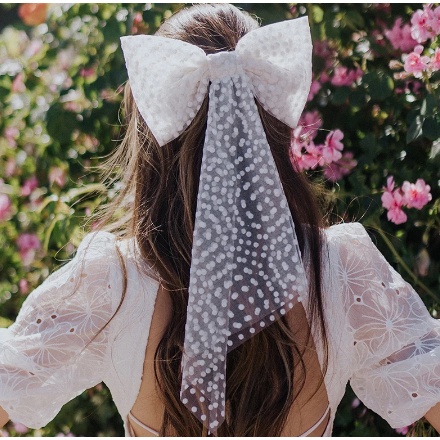Bow Hairpin Bowknot Long Swallowtail Ribbon Hair Clip // hair accessories