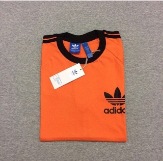  KAOS  ADIDAS  RETRO CALIFORNIA  ORANGE Shopee Indonesia