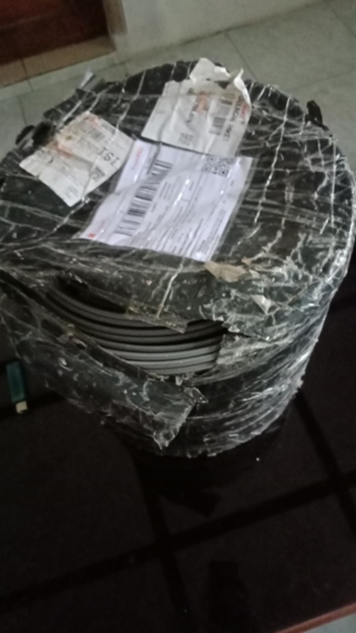 Langgeng 8 Talang Air Pvc 8 Inch 4 Meter 4m Setengah 1/2 Lingkar Lingkaran Atap Genting Rumah