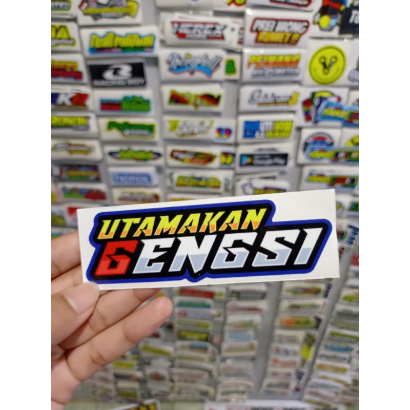 sticker printing UTAMAKAN GENGSI