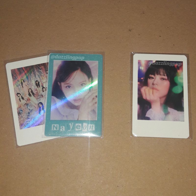 TWICE JEONGYEON NAYEON TASTE OF LOVE (TOL) BENEFIT PHOTOCARD / WITHDRAMA INTERPARK PC
