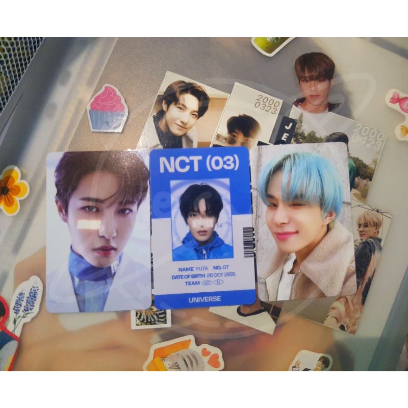 renjun yuta jungwoo id card md universe nct 2021 idc