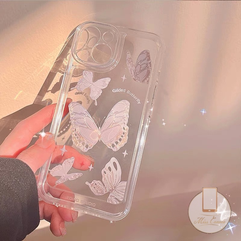 Realme 9 9i 9Pro 8i 8 C35 C25S C21Y C25Y C25 C11 2021 C15 C12 C31 5i 6i 5 C3 C20 8Pro C20A C21 Narzo 20 30A 50 Transparent INS Butterfly Phone Case Soft TPU Back Cover