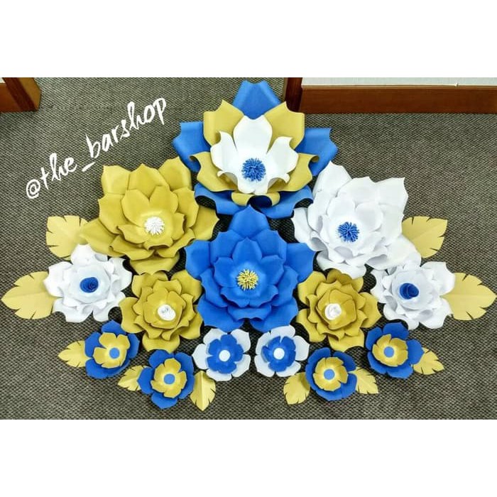 

Paper flower dekorasi bunga kertas 34