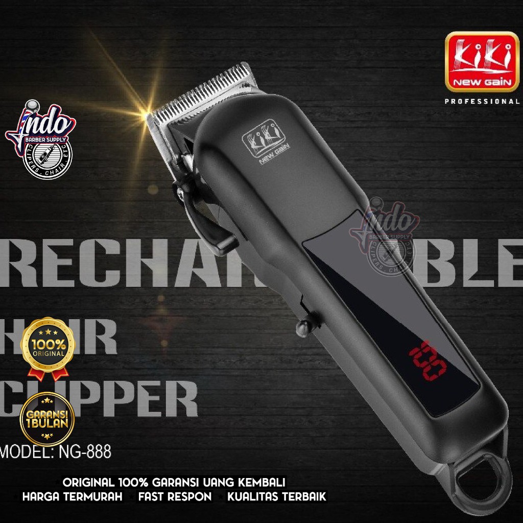 WMARK CLIPPER NG 888A / SUPER TAJAM / HITAM / STAINLESS